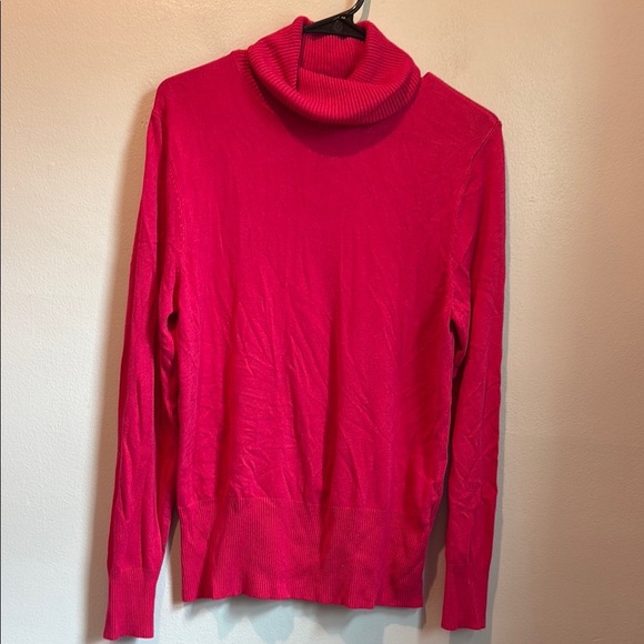 Apt. 9 Large Magenta Pink Cowl Neck Sweater - Picture 2 of 6